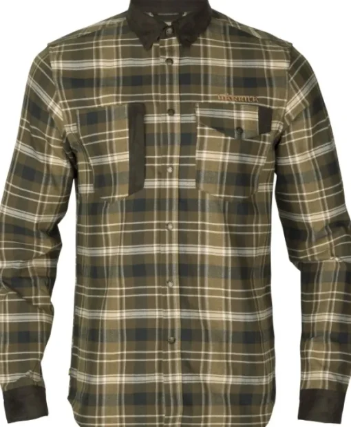 Härkila Aivak L/S Shirt flanellipaita, ruskea Online