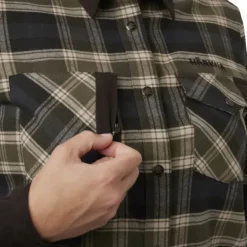 Aivak L/S Shirt naisten flanellipaita, Olive-Härkila Best