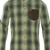 Härkila Akkan Shirt kauluspaita, Duffel Green Clearance