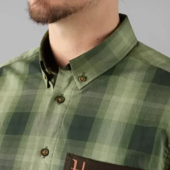 Härkila Akkan Shirt kauluspaita, Duffel Green Clearance