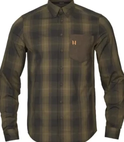 Härkila Akkan Shirt Willow Green/Shadow Brown Sale