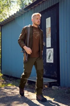 Härkila Akkan Shirt Willow Green/Shadow Brown Sale