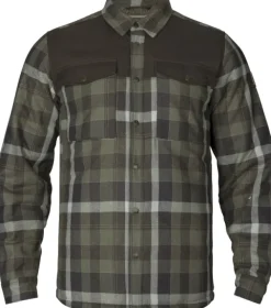 Härkila Asmund Insulated Wool Shirt paita, Willow Green/Phantom Sale