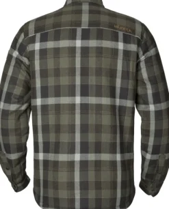 Härkila Asmund Insulated Wool Shirt paita, Willow Green/Phantom Sale
