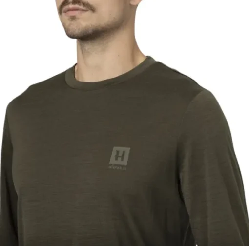 Base All Season L/S Shirt kerrastopaita, Willow Green-Härkila Hot