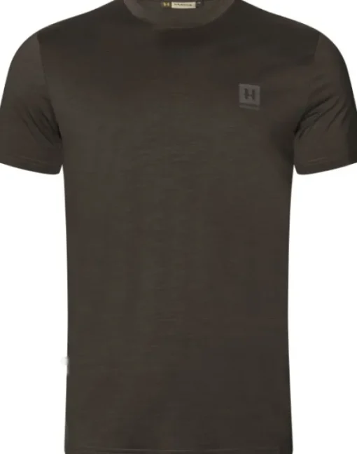 Härkila Base All Season S/S Shirt paita, Shadow Brown Best