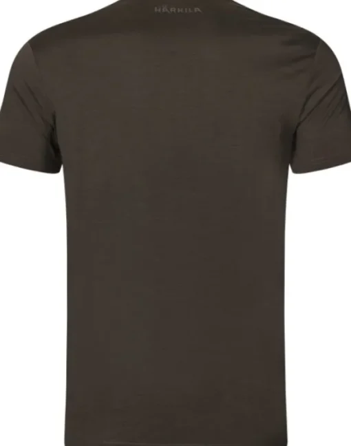 Härkila Base All Season S/S Shirt paita, Shadow Brown Best