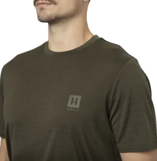 Härkila Base All Season S/S Shirt paita, Willow Green New