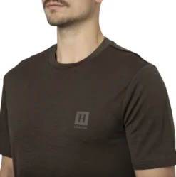 Härkila Base All Season S/S Shirt paita, Shadow Brown Best