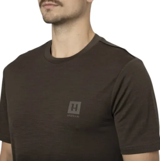 Härkila Base All Season S/S Shirt paita, Shadow Brown Best
