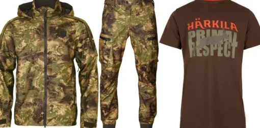 Härkila Deer Stalker Camo HWS metsästyspuku, Forest Green Outlet