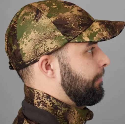 Härkila Deer Stalker Camo HWS Keps metsästyslippalakki, vihreä Discount
