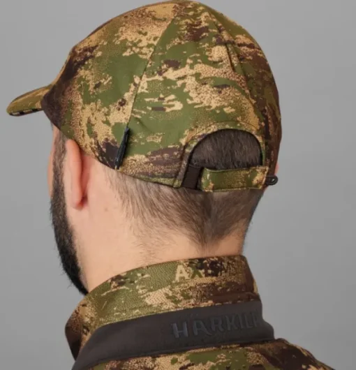 Härkila Deer Stalker Camo HWS Keps metsästyslippalakki, vihreä Discount