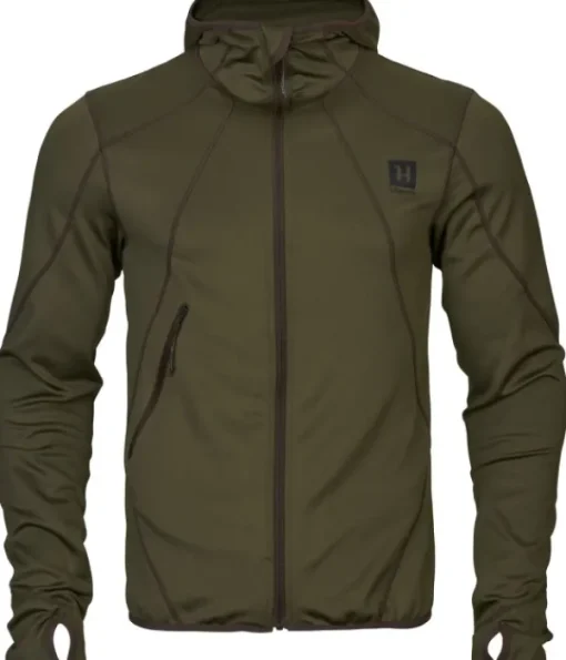 Härkila Deer Stalker Full-Zip Fleece Hoodie Willow Green Hot