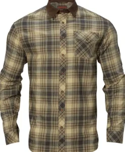 Driven Hunt -flanellipaita, Light Teak Check-Härkila Fashion