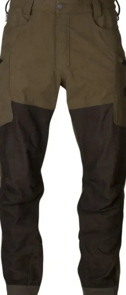 Driven Hunt HWS Leather Trousers metsästyshousut, Willow Green/Shadow Brown-Härkila Best