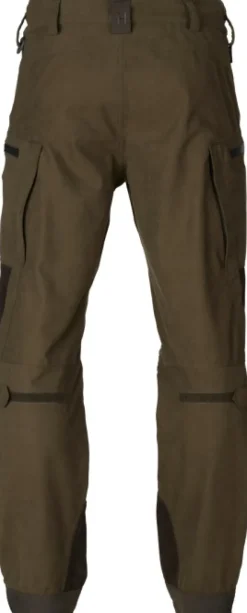 Driven Hunt HWS Leather Trousers metsästyshousut, Willow Green/Shadow Brown-Härkila Best