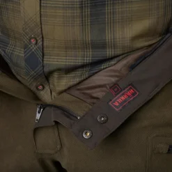 Driven Hunt HWS Leather Trousers metsästyshousut, Willow Green/Shadow Brown-Härkila Best