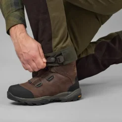 Driven Hunt HWS Leather Trousers metsästyshousut, Willow Green/Shadow Brown-Härkila Best