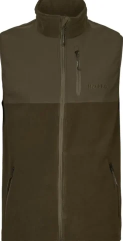 Fjell Fleece Vest Hunting Green/Willow Green-Härkila Outlet