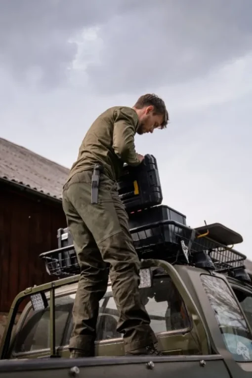 Härkila Fjell Trousers metsästyshousut, ruskea/harmaa Online