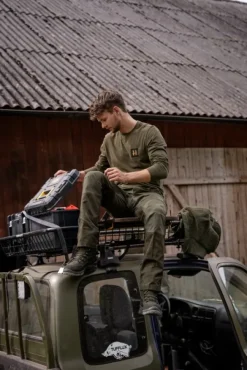 Härkila Fjell Trousers metsästyshousut, ruskea/harmaa Online