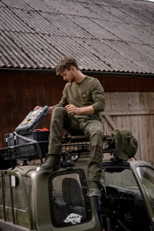 Härkila Fjell Trousers metsästyshousut, ruskea/harmaa Online