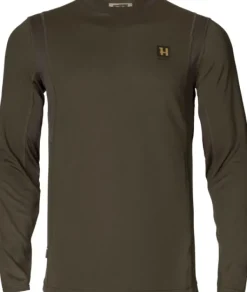 Härkila Forest Hunter L/S T-Shirt t-paita, Hunting Green/Shadow Brown Best