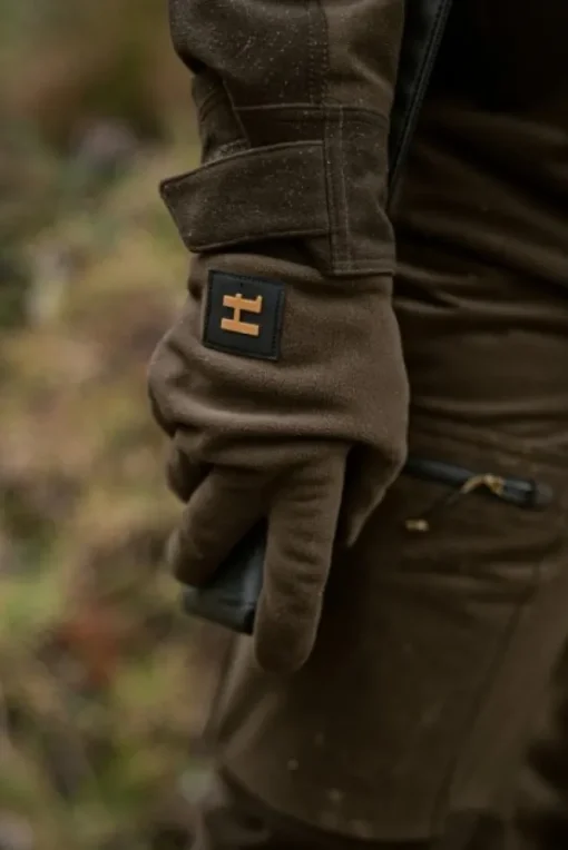 Forest Hunter WSP Glove metsästyshanskat, Hunting Green/Shadow Brown-Härkila Hot