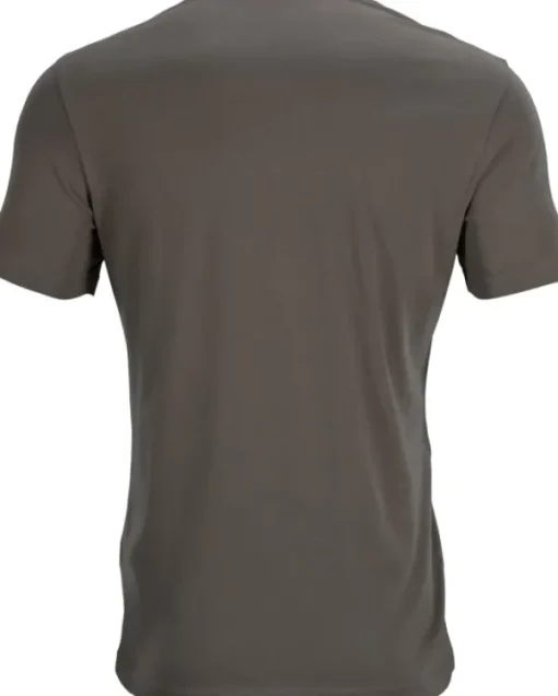 Graphic T-shirt puuvillainen t-paita, 2 kpl, ruskea/harmaa-Härkila Online