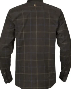 Härkila Kaldfjord Corduroy Check Shirt kauluspaita, ruskea Outlet
