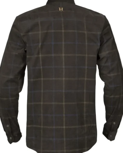Härkila Kaldfjord Corduroy Check Shirt kauluspaita, ruskea Outlet