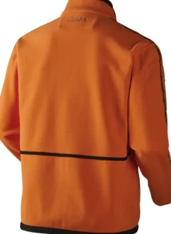 Härkila Kamko Windstopper Fleece Jacket Hunting Green/Orange Blaze Sale