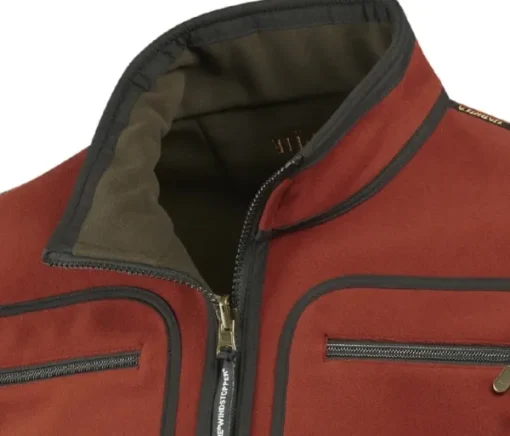 Härkila Kamko Windstopper -fleecetakki, punainen/ruskea Discount