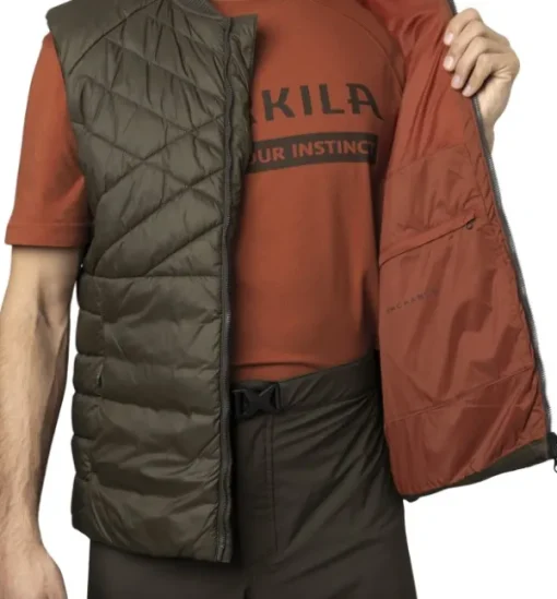 Härkila Logmar Insulated Packable Vest metsästysliivi, Willow Green Online