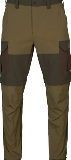 Härkila Logmar Lightweight Zip-Off Trouser Dark Olive/Willow Green Clearance