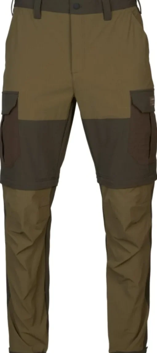 Härkila Logmar Lightweight Zip-Off Trouser Dark Olive/Willow Green Clearance