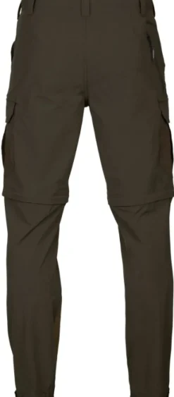Härkila Logmar Lightweight Zip-Off Trouser Dark Olive/Willow Green Clearance