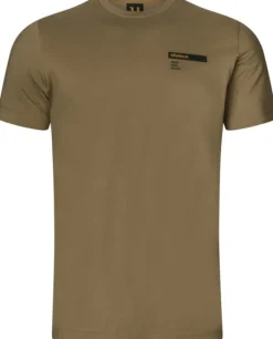 Logo Brand T-Shirt Dark Antique Bronze-Härkila Clearance