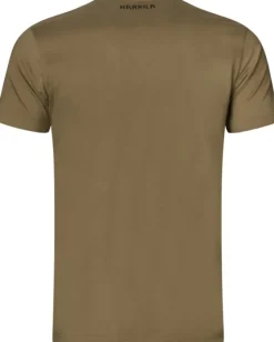 Logo Brand T-Shirt Dark Antique Bronze-Härkila Clearance