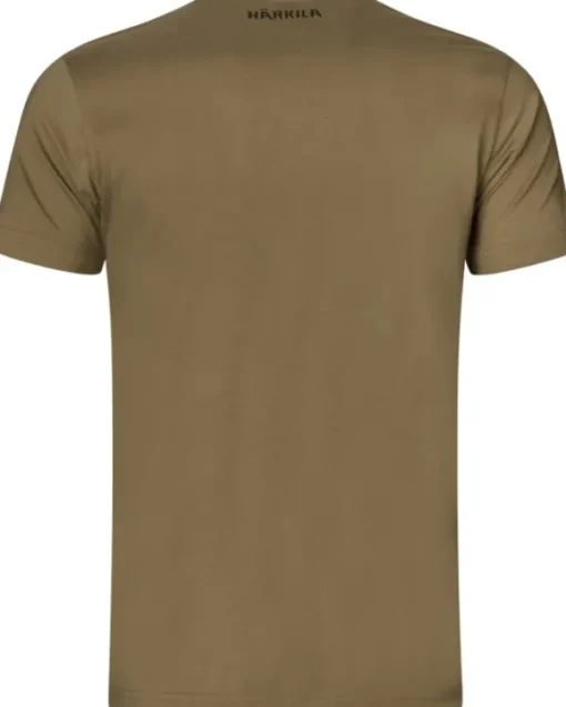 Logo Brand T-Shirt Dark Antique Bronze-Härkila Clearance