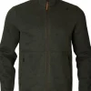 Härkila Metso Full Zip vetoketjullinen villapaita, tummanvihreä Best