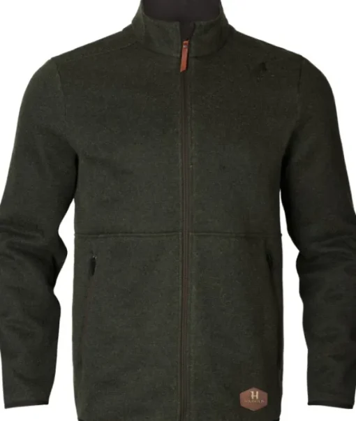 Härkila Metso Full Zip vetoketjullinen villapaita, tummanvihreä Best