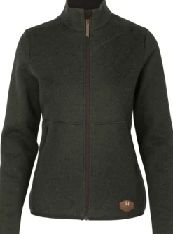 Härkila Metso Full Zip Women naisten villapaita, tummanvihreä Hot
