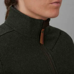 Härkila Metso Full Zip Women naisten villapaita, tummanvihreä Hot
