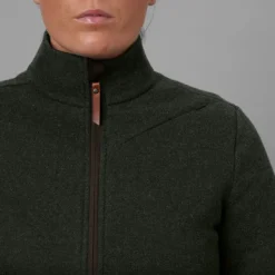 Härkila Metso Full Zip Women naisten villapaita, tummanvihreä Hot