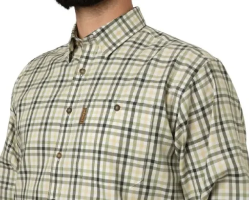 Milford Shirt kauluspaita, Beech Green Check-Härkila Best