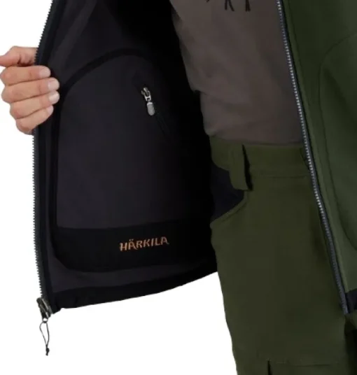 M's Kamko Fleece Grey/Green-Härkila Hot