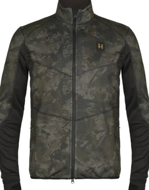Härkila NOCTYX Camo Fleece Jacket fleecetakki, AXIS MSP®Black Hot