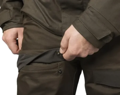 Nordic Hunter HWS Trousers metsästyshousut, tummanvihreä/ruskea-Härkila Best